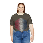 Red, White, and Blue Ombre Ornamental Dice Shirt - Army / S