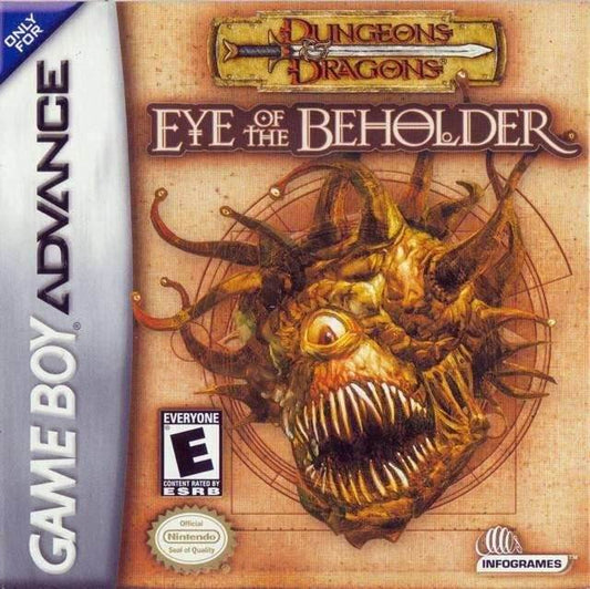 Dungeons and Dragons Eye of the Beholder (Gameboy Advance) - Game Manual Only