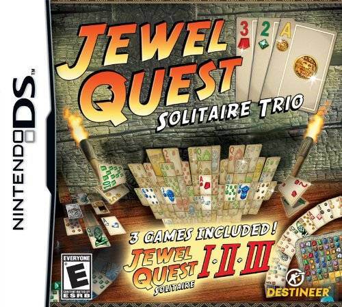 Jewel Quest: Solitaire Trio (Nintendo DS) - Game Manual Only