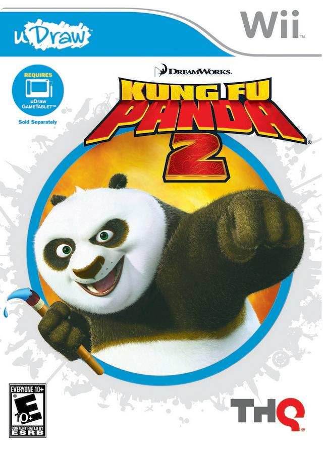 uDraw Kung Fu Panda 2 (Wii) - Game Manual Only