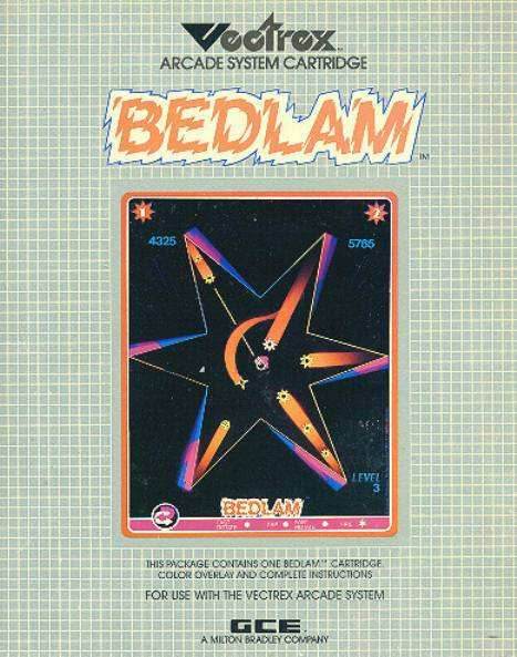 Bedlam (Vectrex) - Game Manual Only