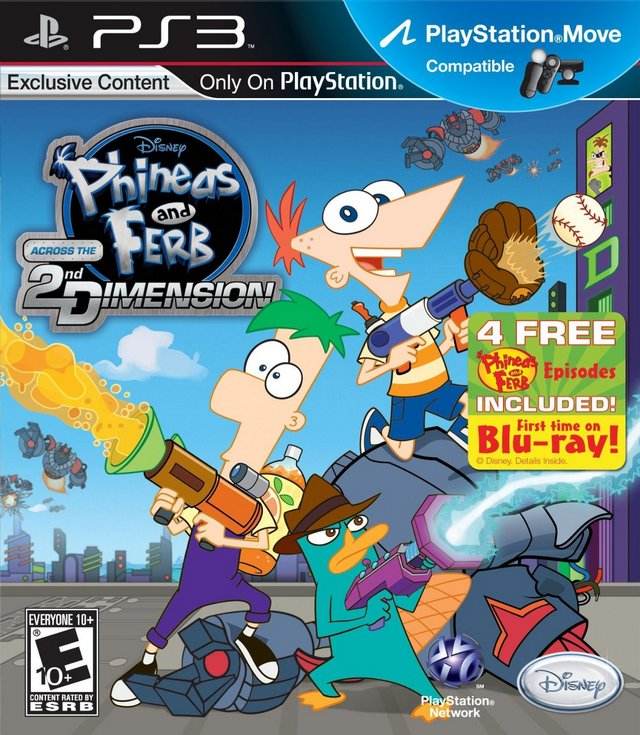 Phineas and Ferb: Across the 2nd Dimension (Playstation 3) - Game Only