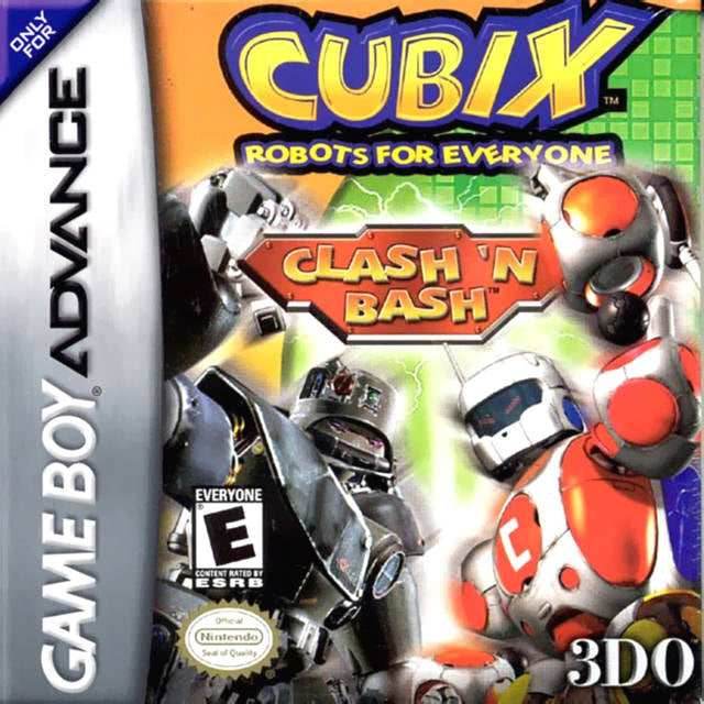 Cubix Robots for Everyone: Clash 'n Bash (Gameboy Advance) - Game Manual Only