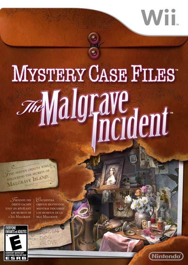 Mystery Case Files: The Malgrave Incident (Wii) - Game Manual Only