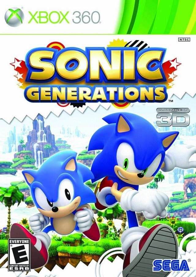 Sonic Generations (Xbox 360) - Game Manual Only