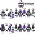 187th Legion Clone troopers Set of 8 | Lego Star Wars Minifigures Custom Toys