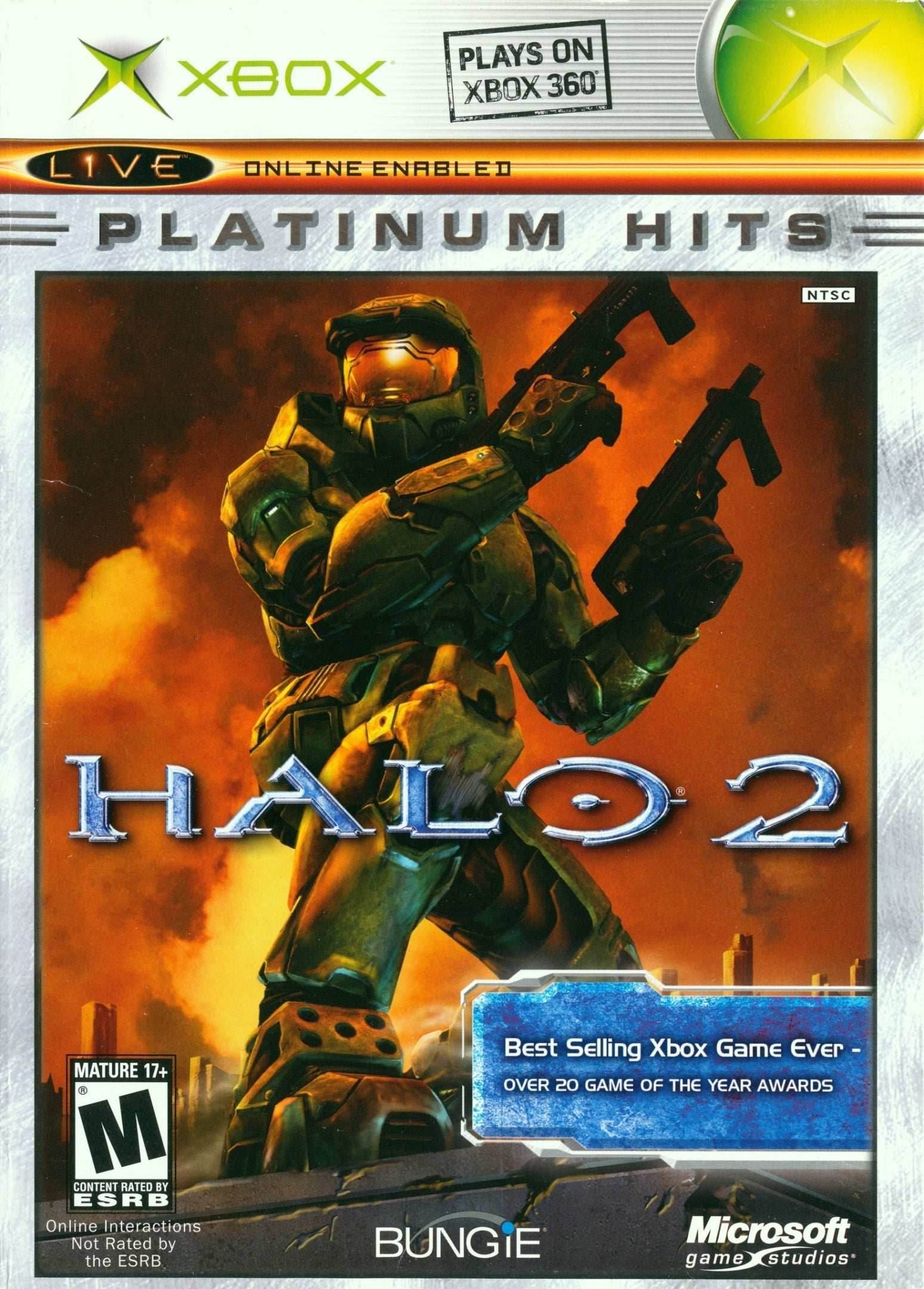 Halo 2 (Platinum Hits) (Xbox) - Game Manual Only