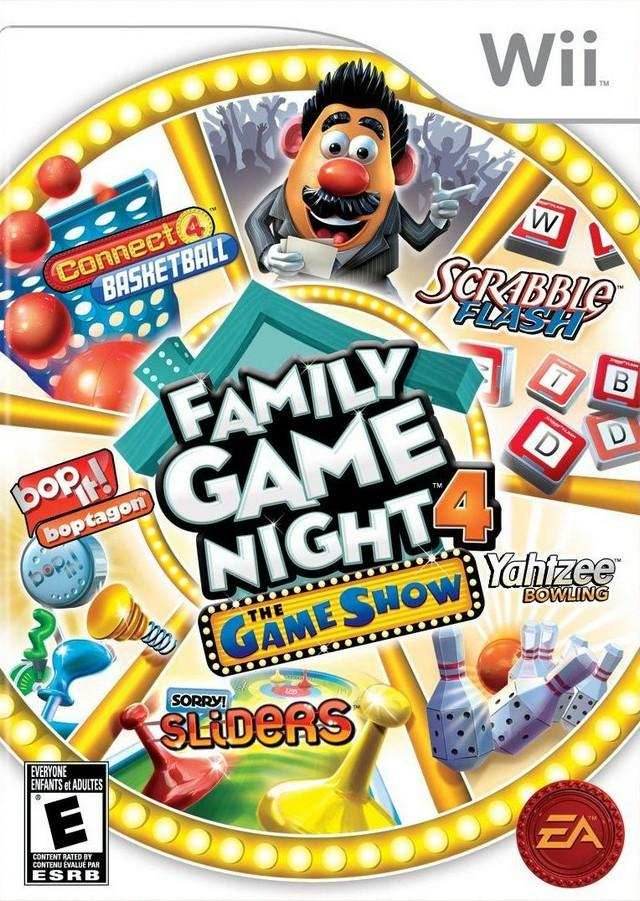 Hasbro Family Game Night 4: The Game Show (Wii) - Game Manual Only