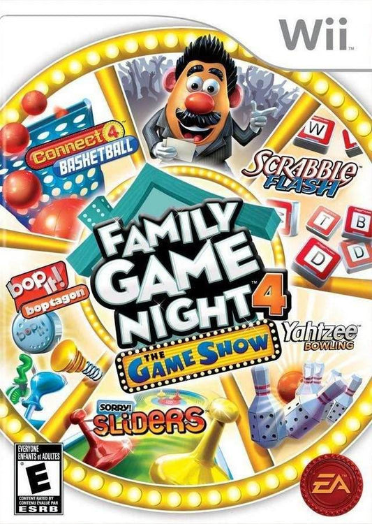Hasbro Family Game Night 4: The Game Show (Wii) - Game Manual Only