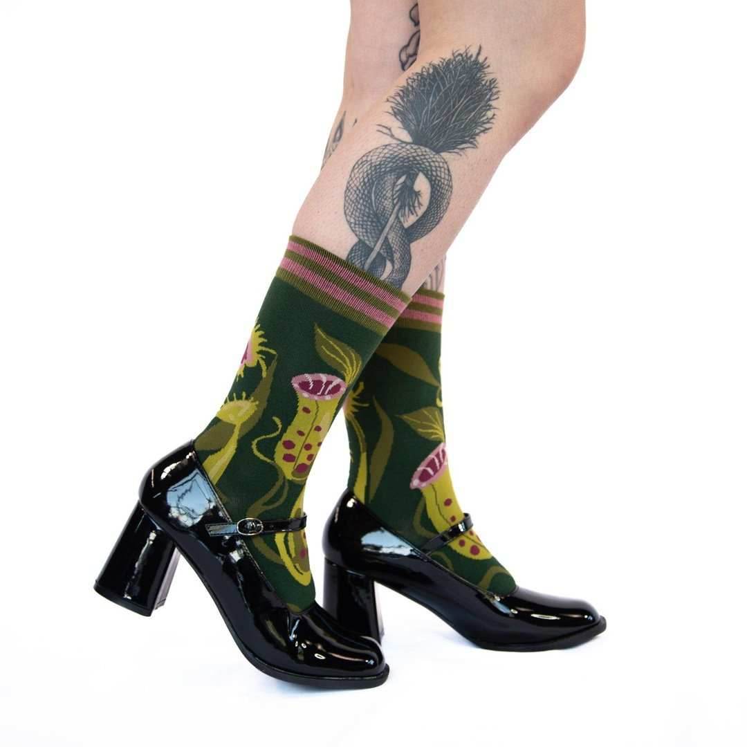 Pitcher Plant Crew Socks - 