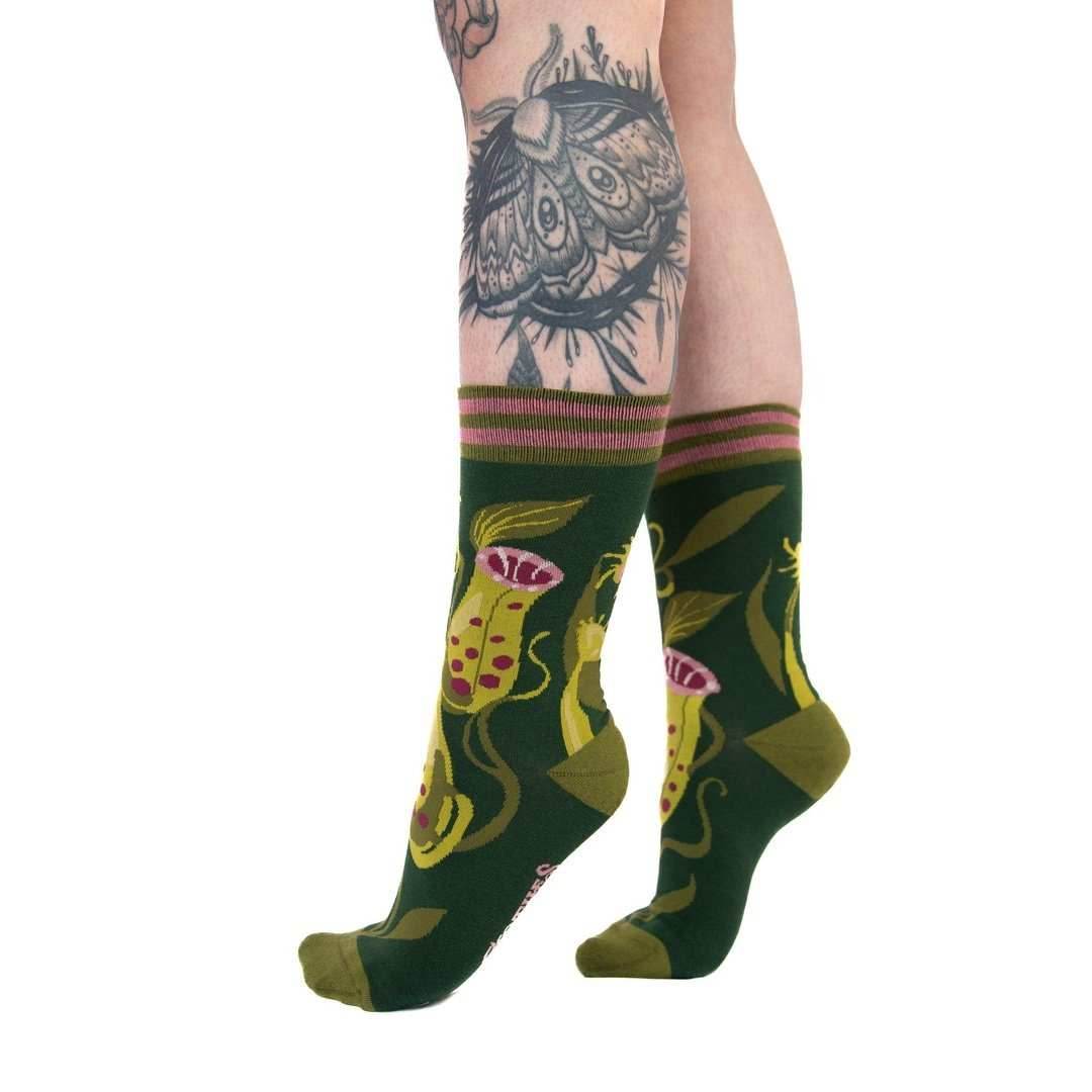 Pitcher Plant Crew Socks - 
