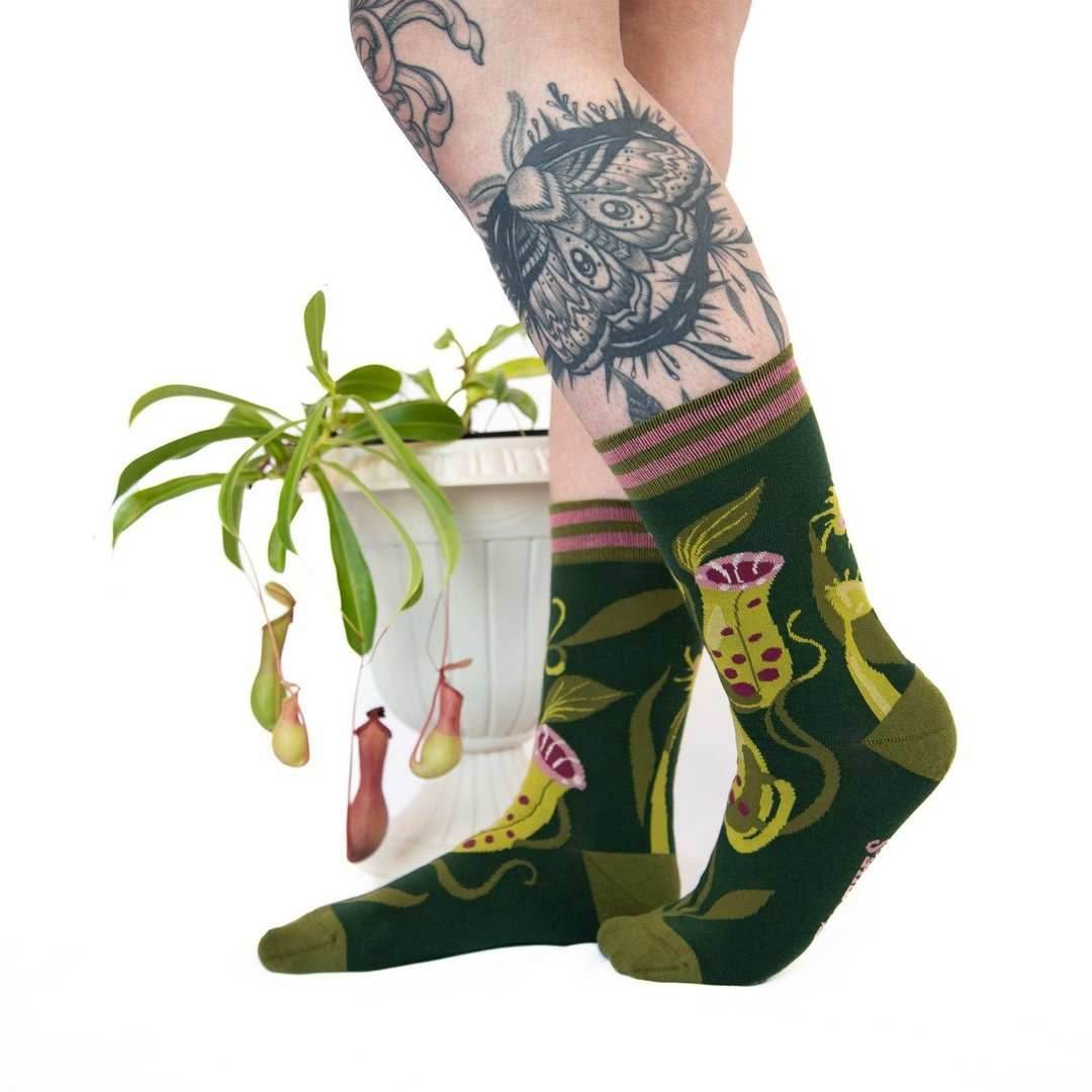 Pitcher Plant Crew Socks - 