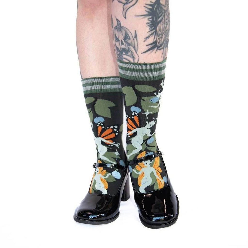 Fanciful Fairies Crew Socks - 