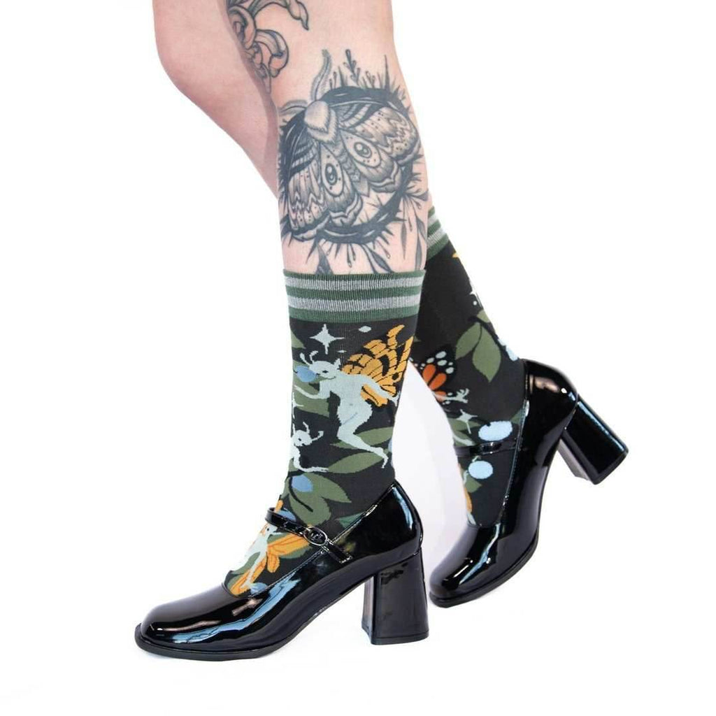 Fanciful Fairies Crew Socks - 