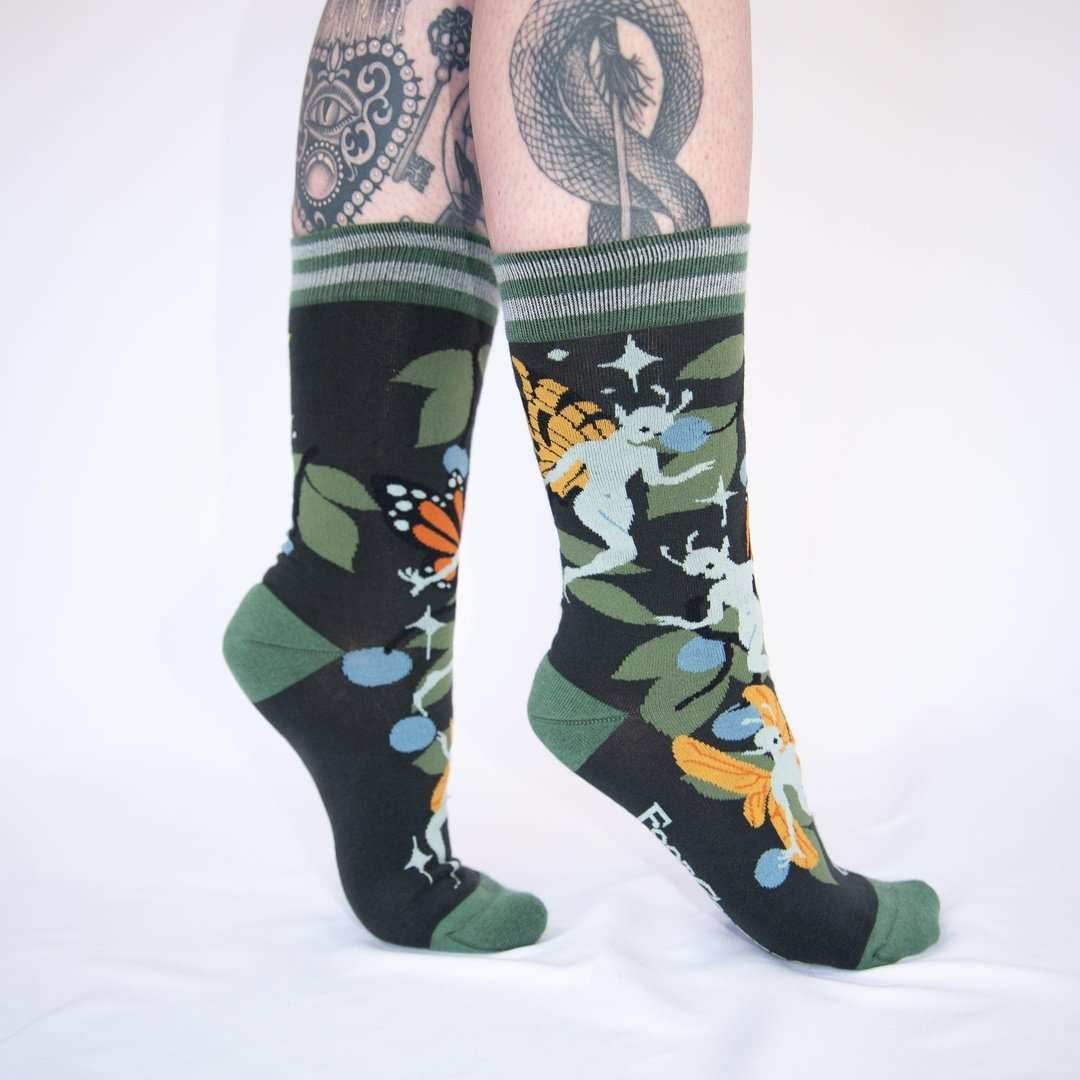 Fanciful Fairies Crew Socks - 