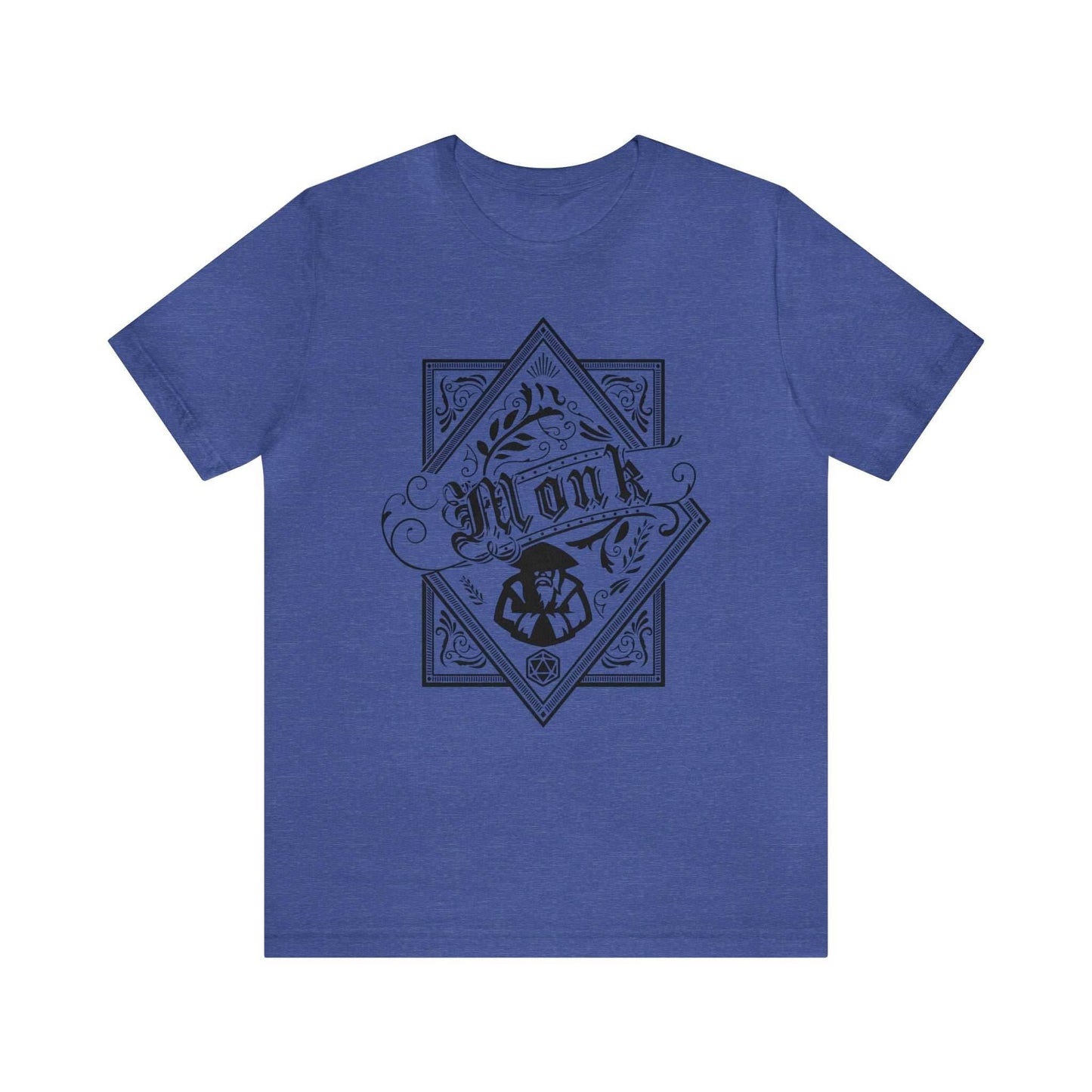 Monk Class Shirt - Heather True Royal / S