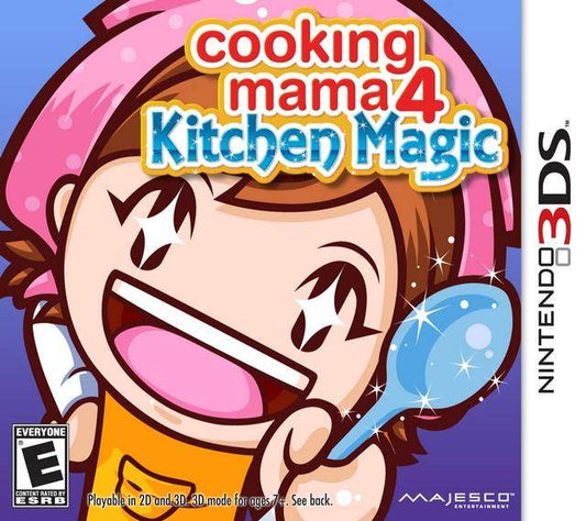 Cooking Mama 4 Kitchen Magic (Nintendo 3DS) - Game Manual Only