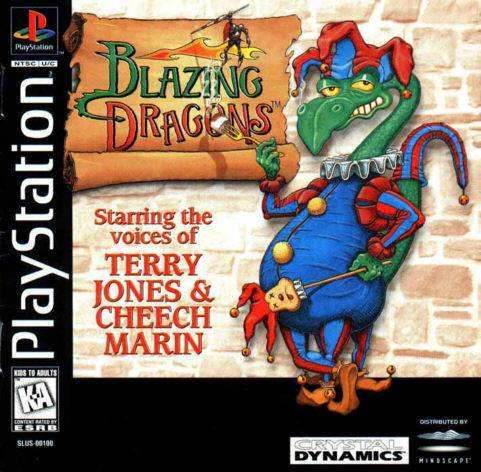Blazing Dragons (Playstation) - Game Manual Only