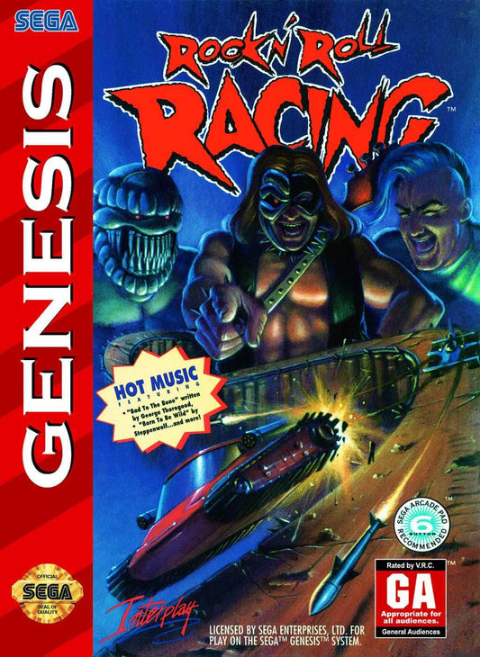 Rock 'n Roll Racing (Sega Genesis) - Game Manual Only