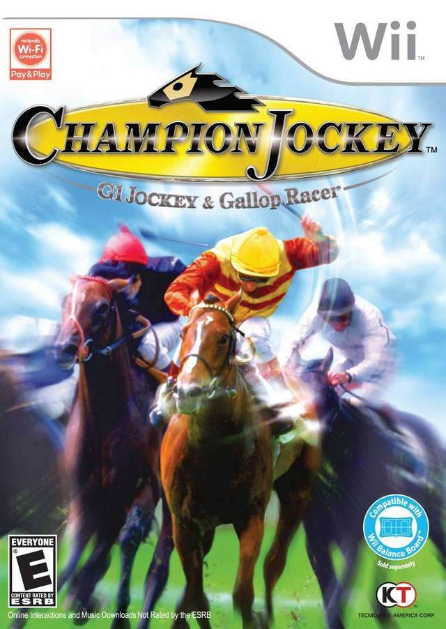 Champion Jockey: G1 Jockey & Gallop Racer (Wii) - Game Manual Only