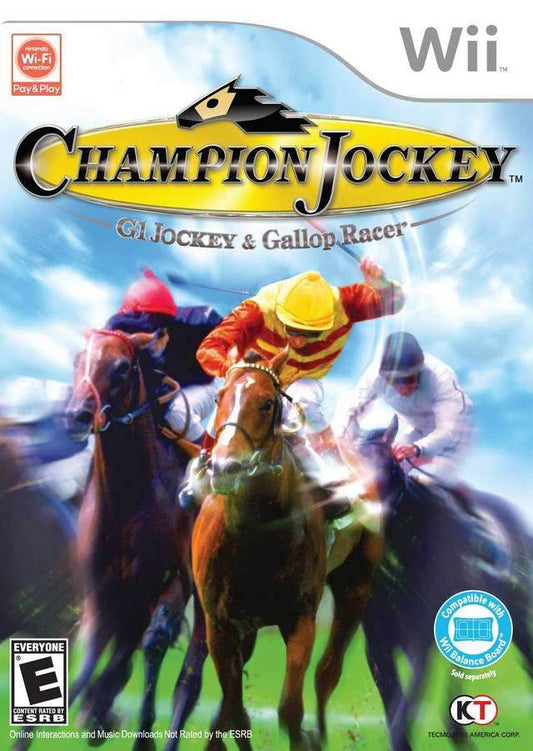 Champion Jockey: G1 Jockey & Gallop Racer (Wii) - Game Manual Only
