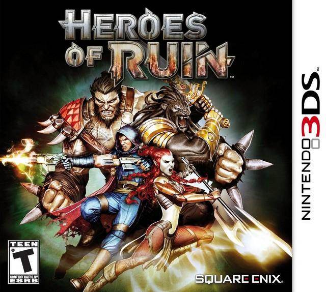 Heroes of Ruin (Nintendo 3DS) - Game Manual Only