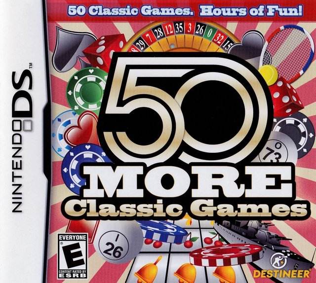 50 More Classic Games (Nintendo DS) - Game Manual Only