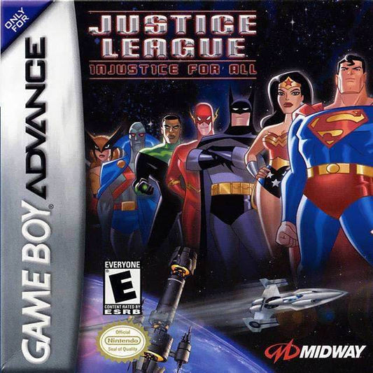 Justice League Injustice for All (Gameboy Advance) - Game Manual Only