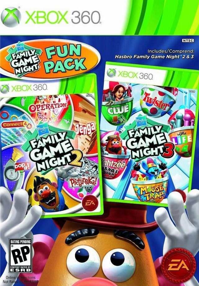 Hasbro Family Game Night Fun Pack (Xbox 360) - Game Manual Only