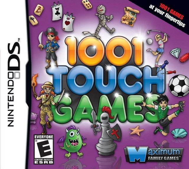 1001 Touch Games (Nintendo DS) - Game Manual Only