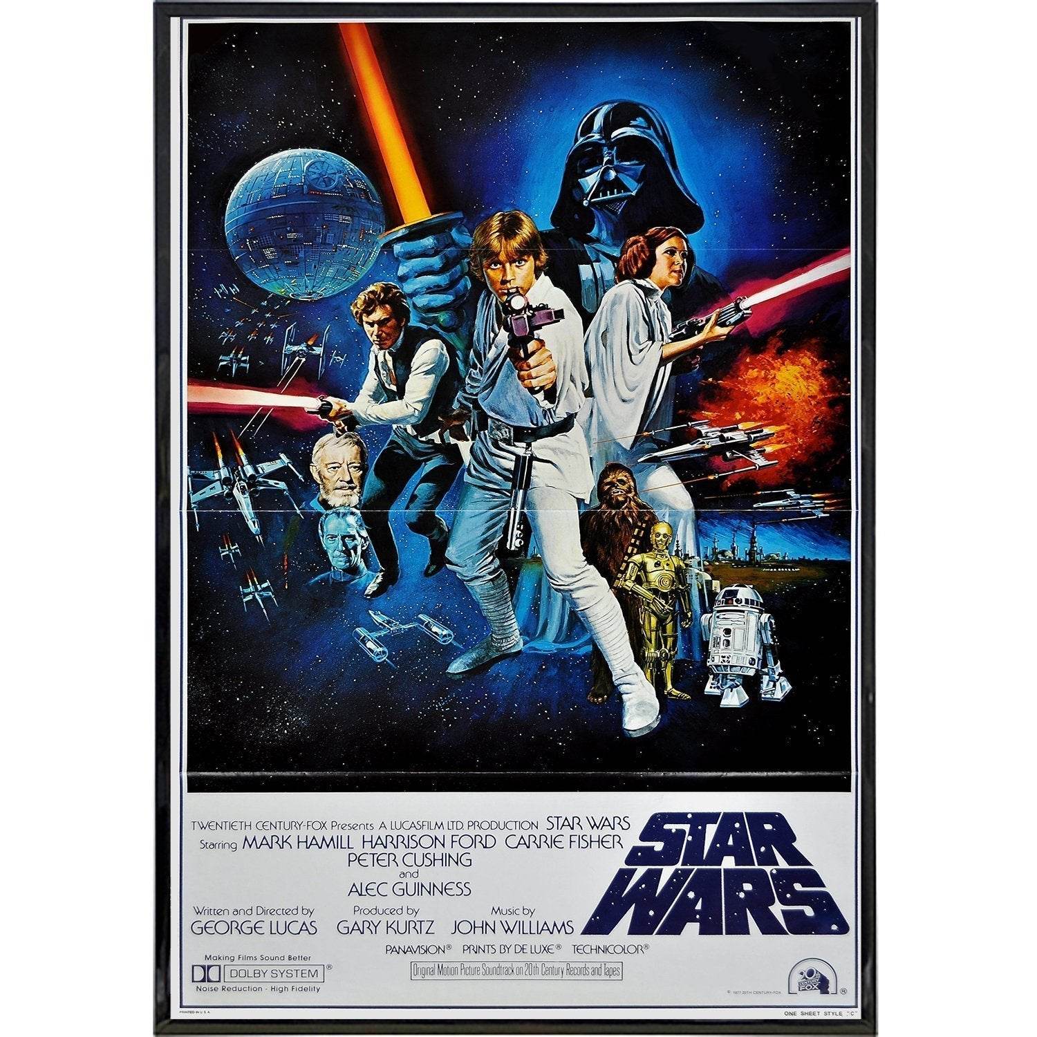 1977 Star Wars International Film Poster Print - Print Only