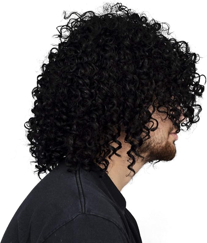 1980s Superfreak Jheri Curl Afro Slash GNR Halloween Cosplay Costume Wig