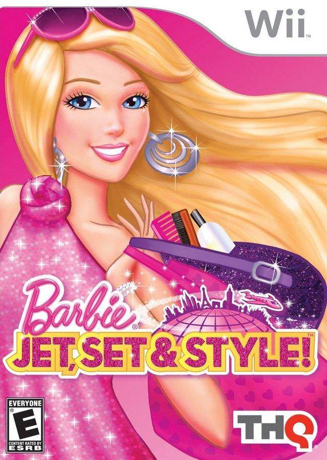 Barbie: Jet, Set & Style (Wii) - Game Manual Only