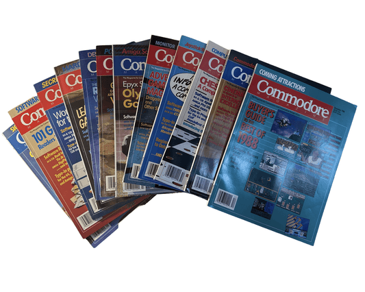 Commodore Magazine 1988 Back Issue(s) C64 C128 VIC-20 Commodore 64 Magazine - 