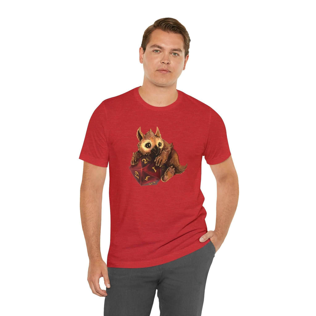 Owliver with High Variance D20 Short Sleeve Tee - Athletic Heather / S