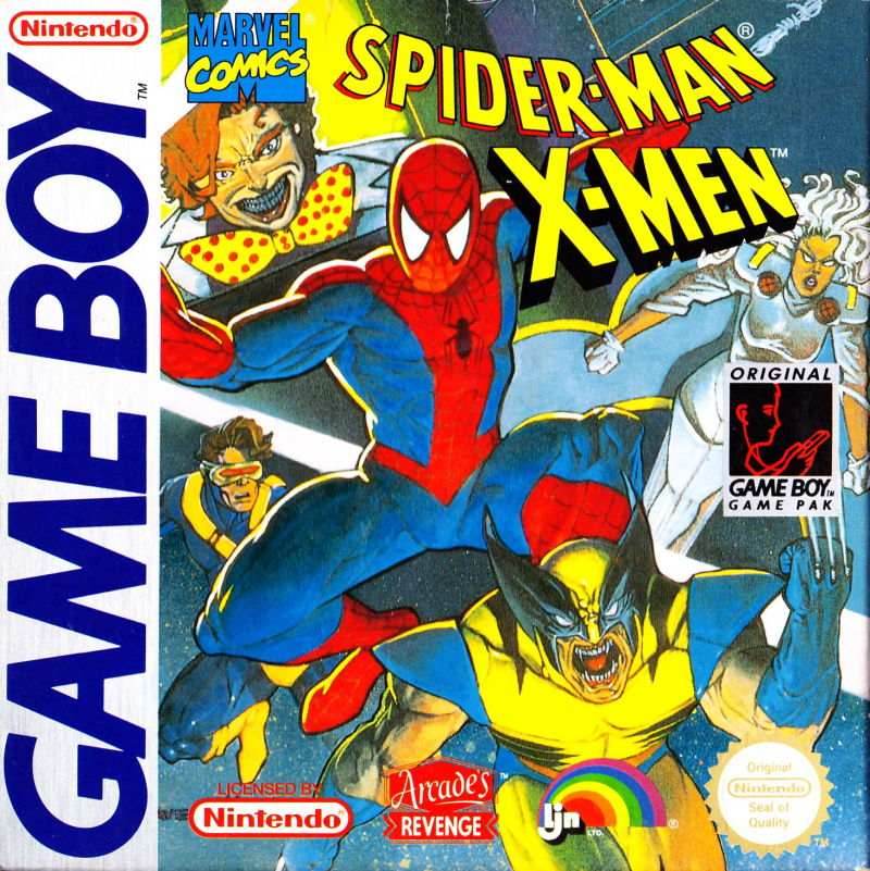 Spider-Man / X-Men: Arcade's Revenge (Gameboy) - Game Manual Only