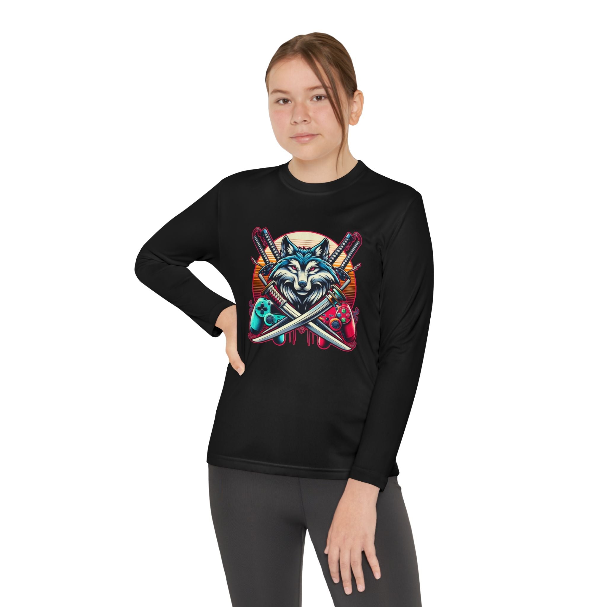 Xp wolf gamer long sleeve shirt