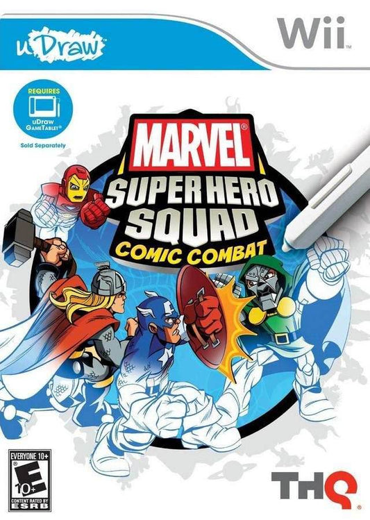 uDraw Marvel Super Hero Squad: Comic Combat (Wii) - Game Manual Only