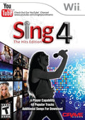 Sing 4: The Hits Edition with Mic (Wii) - Game Manual Only