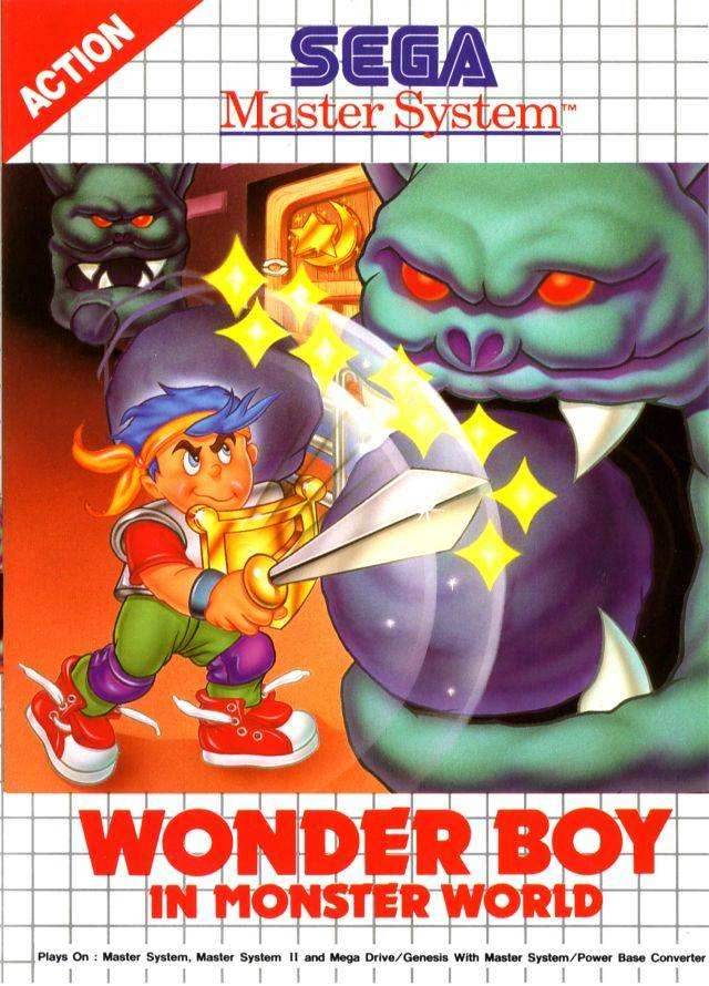 Wonder Boy in Monster World (Sega Master System) - Game Manual Only