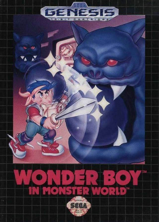 Wonder Boy in Monster World (Sega Genesis) - Game Manual Only