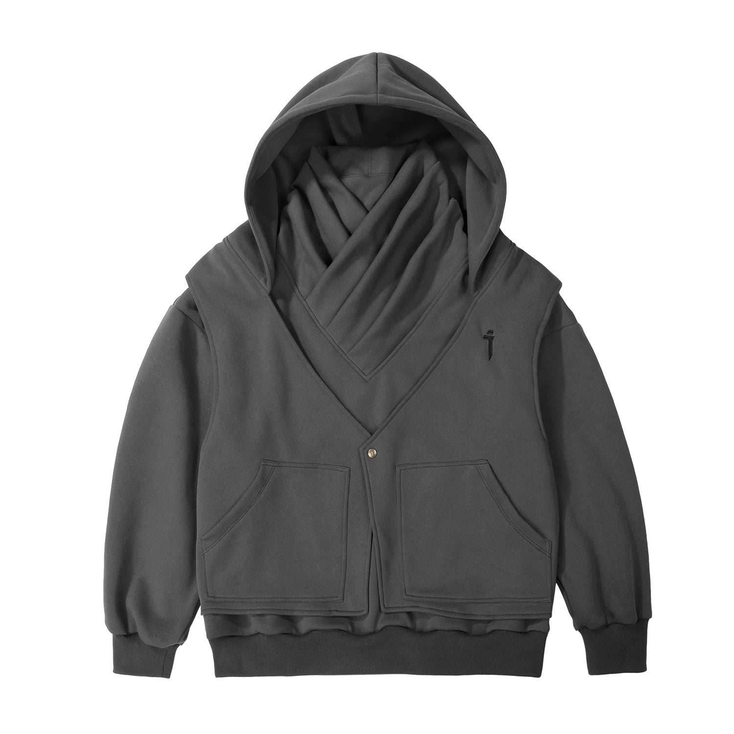 HiH57 Grey Assassin Hoodie - M