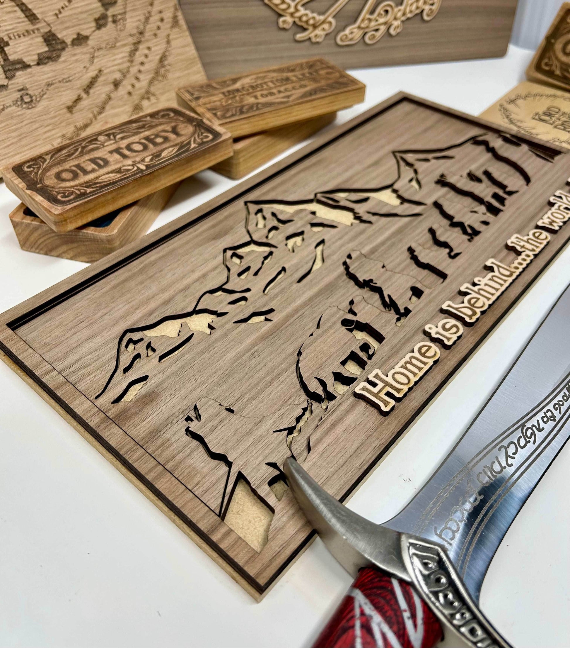 LOTR Fantasy Book Wall Art - 