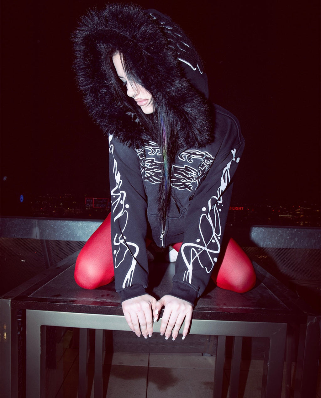 Black Suki Zip-Up