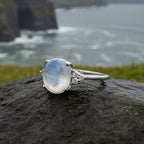 Winter Dawn Moonstone Ring
