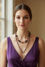 Amethyst Larksong Long Necklace