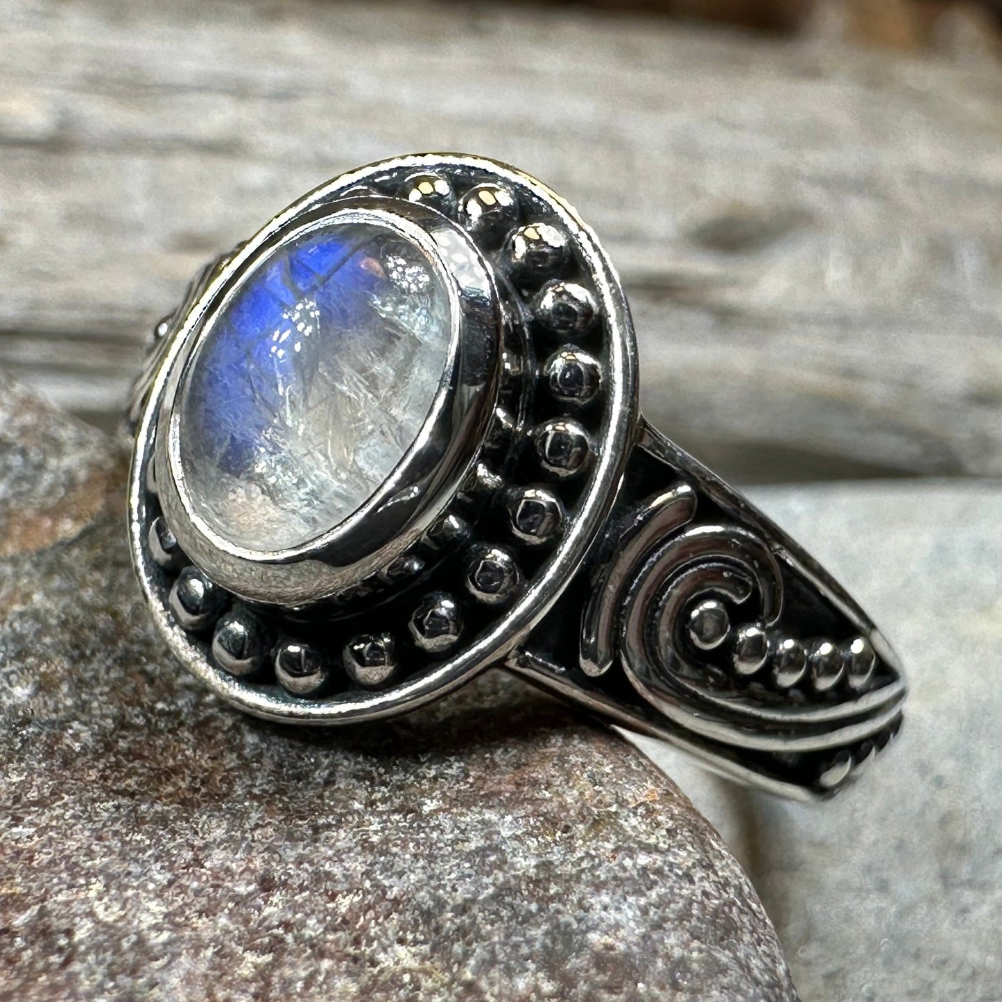 Galilah Celtic Moonstone Ring