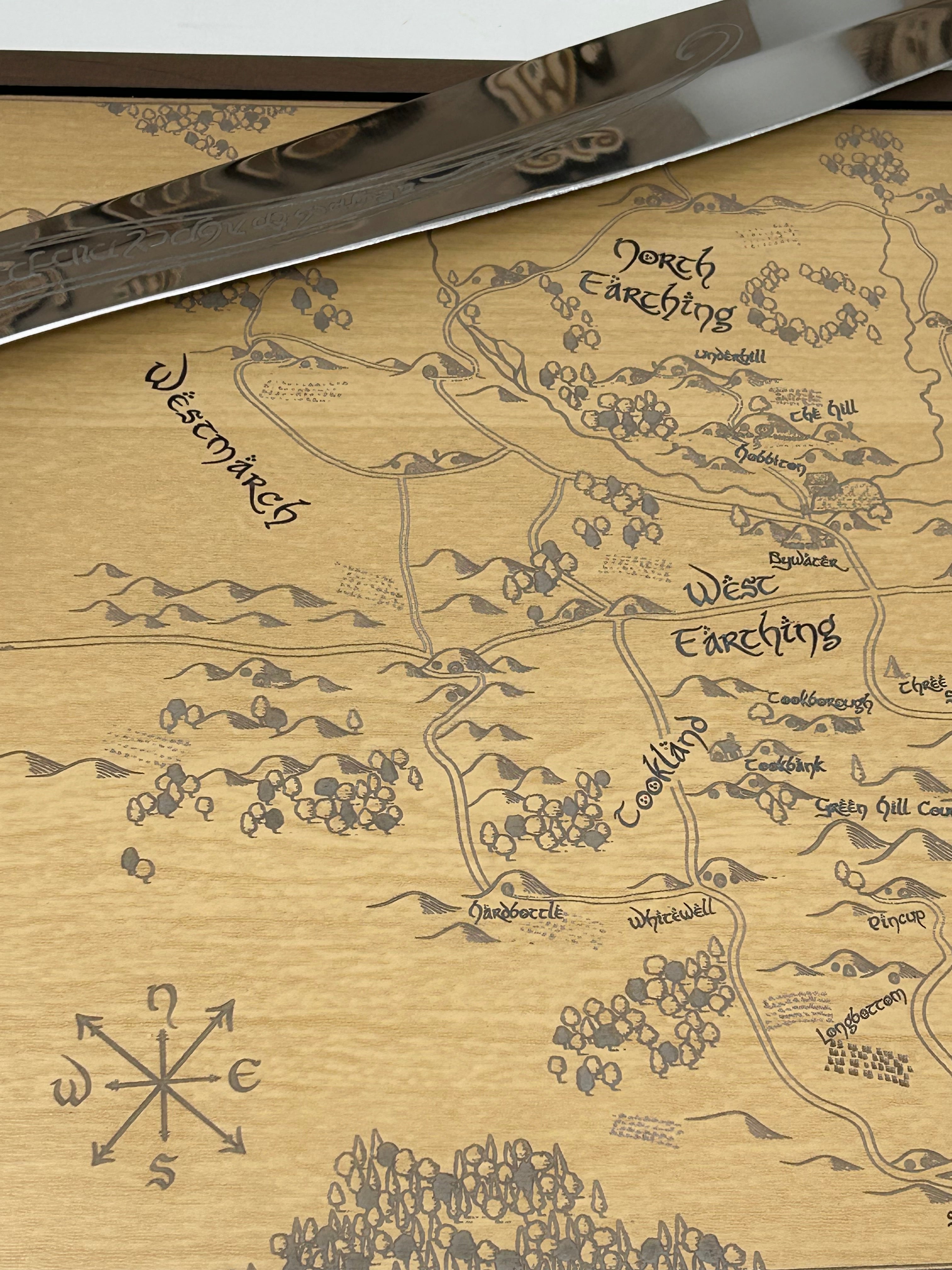 LOTR Map of the Shire | Middle Earth