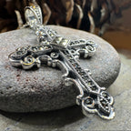 Scottish Skinnet Cross Necklace