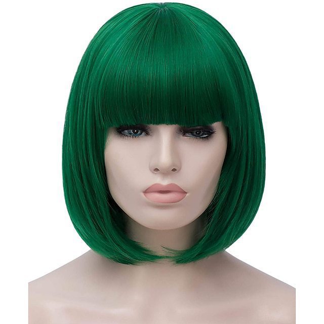 Straight Bangs wig